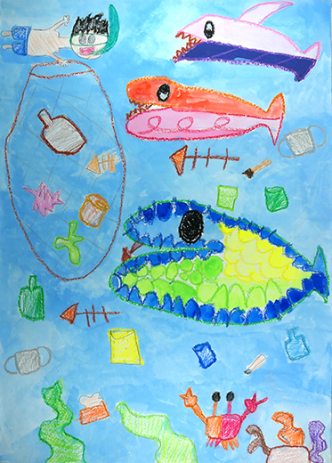 ぼくが海の生物を守るぞ