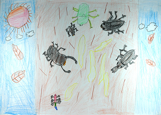 おなかがすいたこんちゅうたち