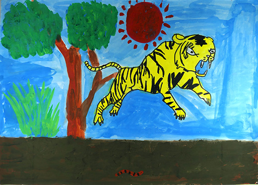 動物をまもりタイガー