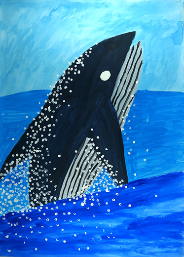 クジラジャンプ　パシャ！パシャ！