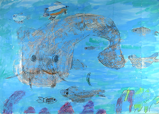 自然豊かな水に住む生き物