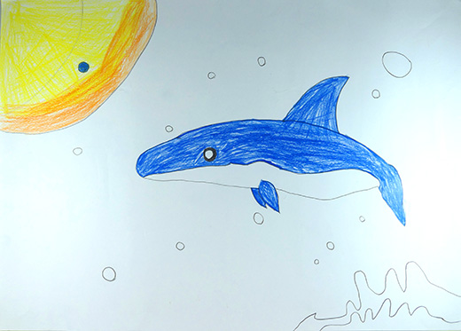 いるかがおよぐ