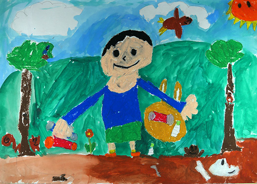 ごみを拾ろおう