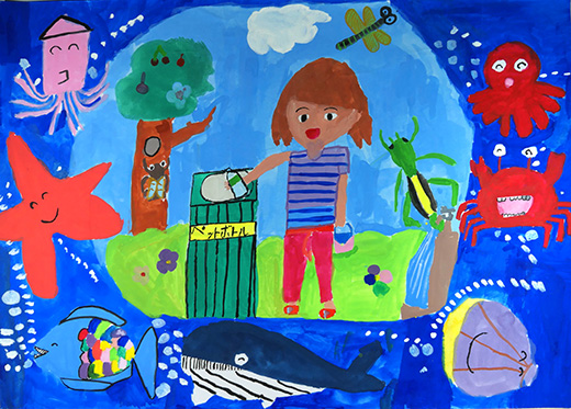 川や海にごみをすてちゃだめ