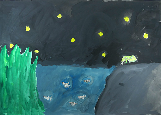 きれいな空気や水中で生きる生き物