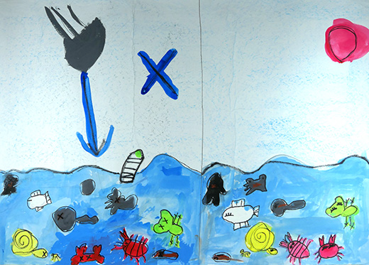 ゴミをすてないで