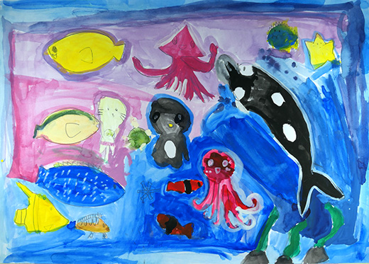 みんななかよしうみのなかまたち