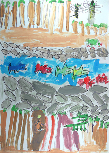 川をきれいに、いきものにやさしく