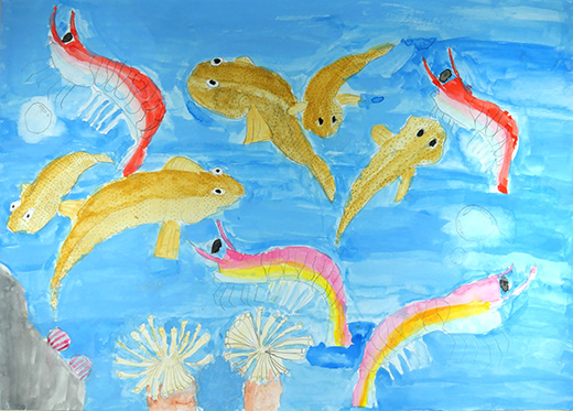 いそであそんだよ！