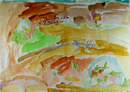 カナヘビのいるしぜん