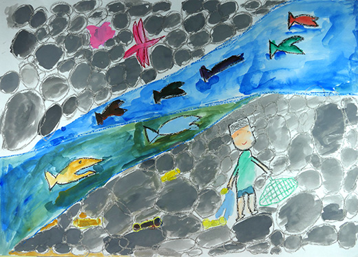 ゴミをひろってきれいな川へ