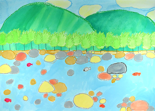 きれいなけしきときれいな川