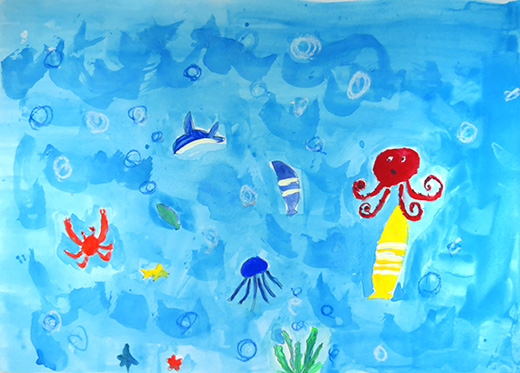 海の中のいきものたち