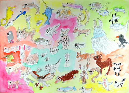 動物がいっぱいの場所