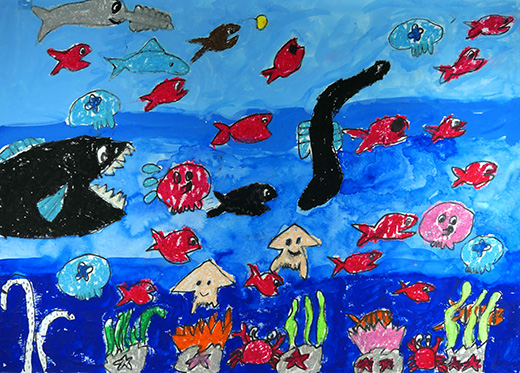 元気なさかなたち