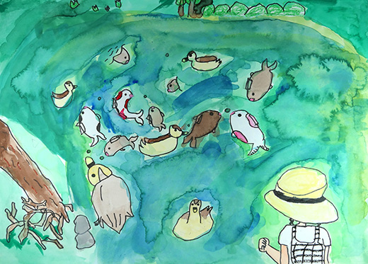 たくさんたべて元気いっぱい