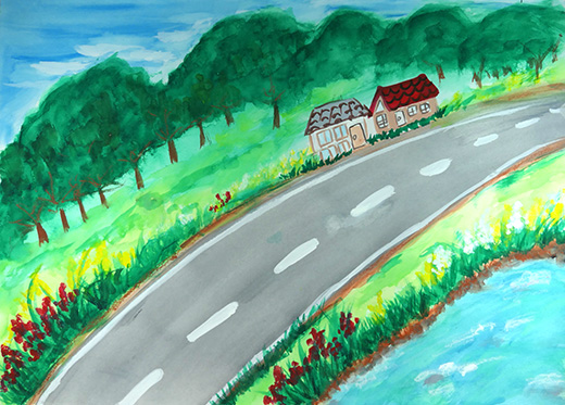 きれいな自然の山・川・海