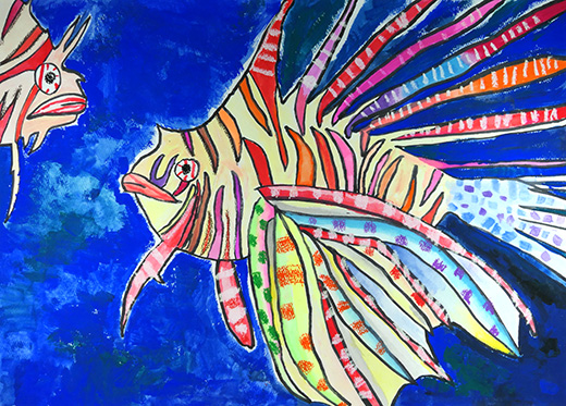 きれいなしぜんにすむきれいなさかな