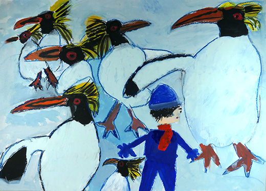 ペンギンに会う