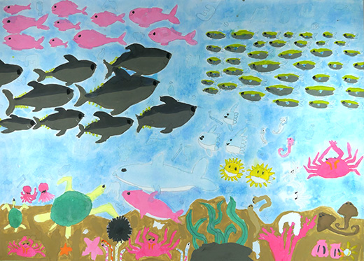 元気で楽しい魚達