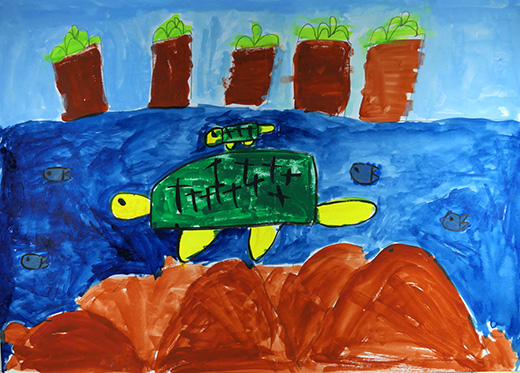 かめとかめのなかまたち