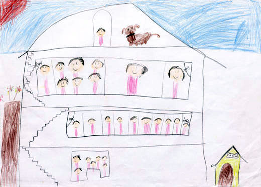 にんげんもどうぶつもげんきにすごそうね