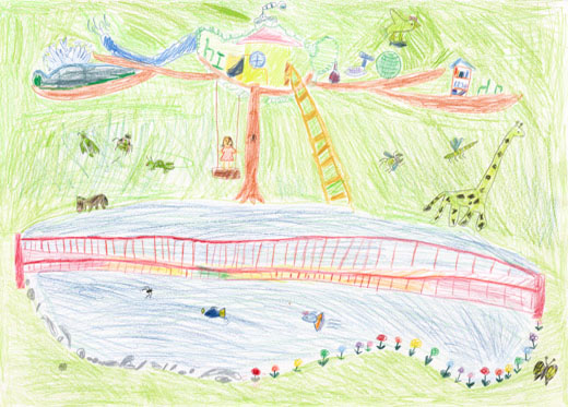 すてきな木の上のお家