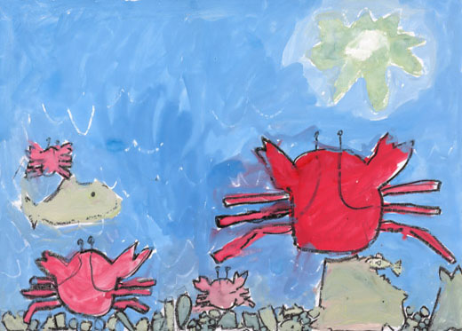 川の美しい自然