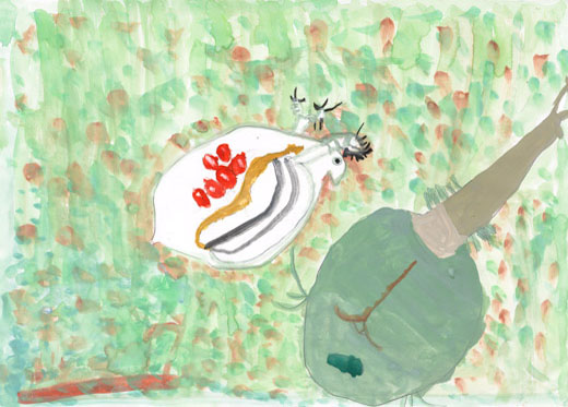 田んぼにいるミジンコとカブトエビ