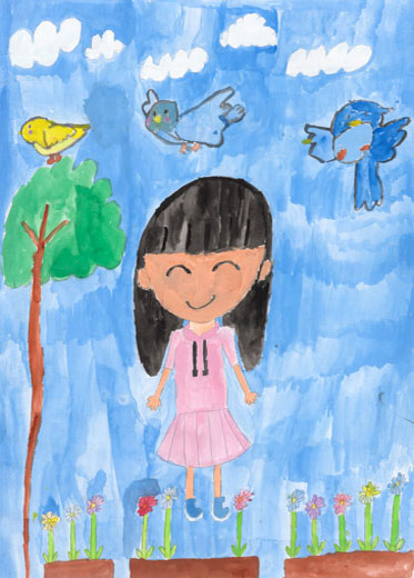 森の自然と元気に暮らす鳥達