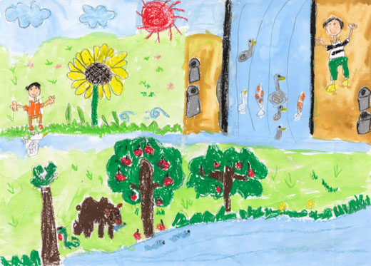 きれいな町きれいな森