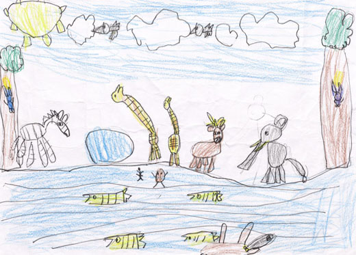 水といろいろな動物