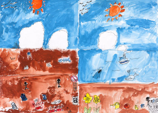 自分たちで町をきれいにしよう