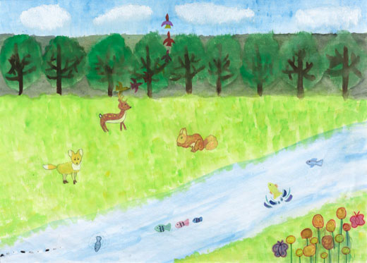 たくさんの生き物がくらす地球