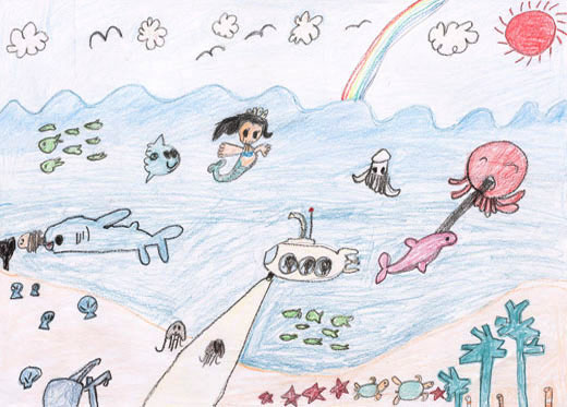 きれいな海で暮らす魚たち