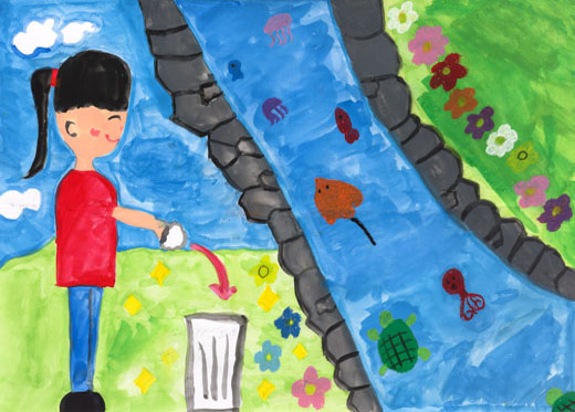 ゴミはゴミ箱へ