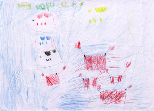 楽しくおよぐ魚