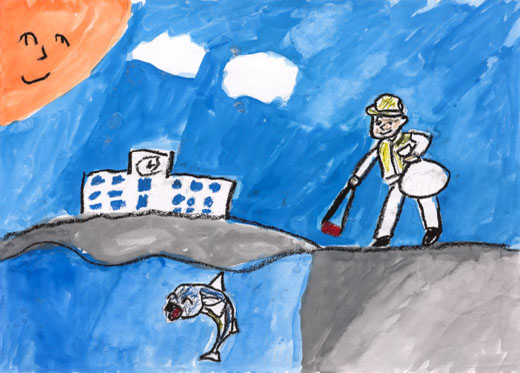 ゴミを拾うのを手伝おう！