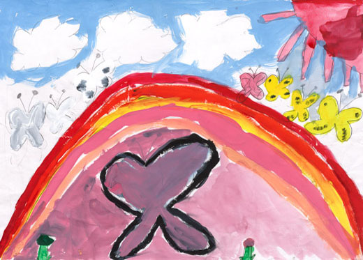 ちょうちょがうたをうたってる