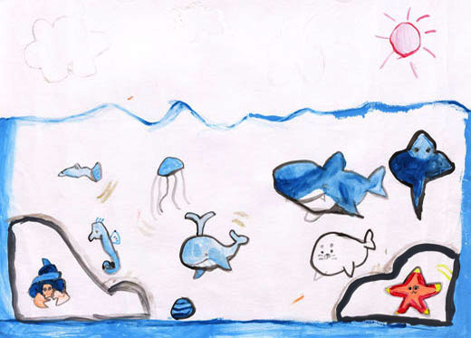 海にいる生き物たち