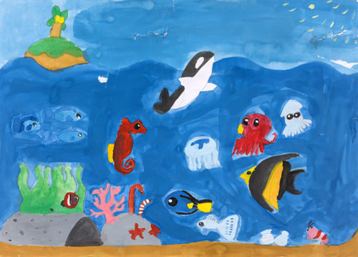 元気にくらす生き物