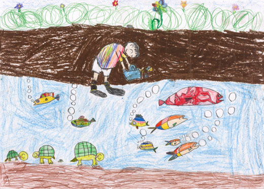 きれいなおみず、こんにちは