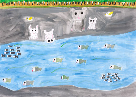 きれいな川、きれいな空気