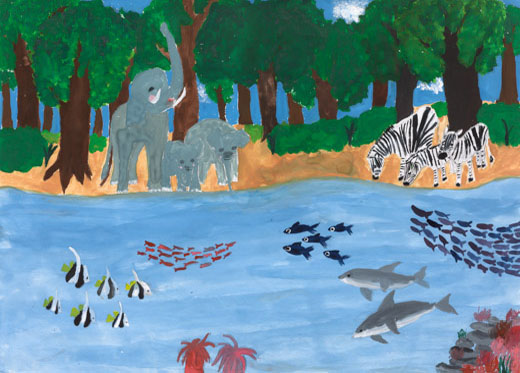 生きものたちの水の楽園