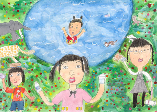 生き物みんなきれいな空気と水が大好き