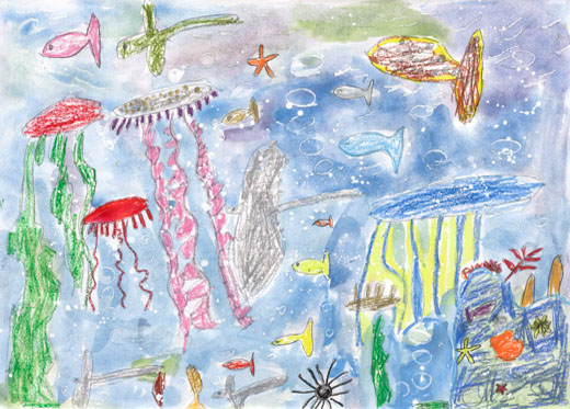 きもちよくおよぐさかなたち