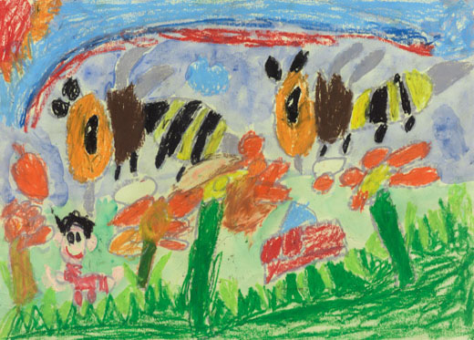 ぼくたち　がんばったね