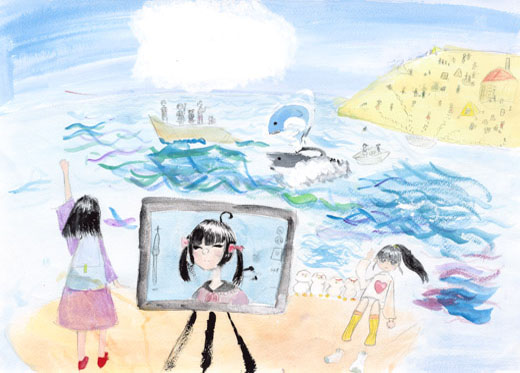 キャンプのできる海