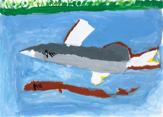 川をきれいにしてください