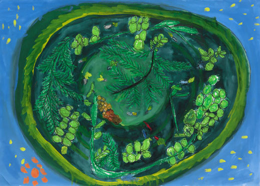 ハスバチとグッピー